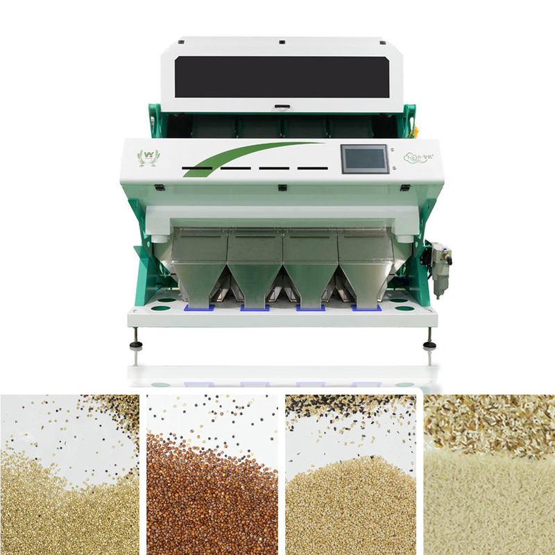 WENYao 4 canaliza la clasificadora del color del arroz moreno del precio de fábrica de 256 canales