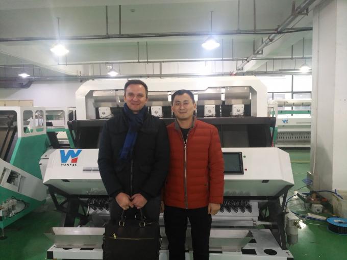 6 Chute cámara óptica CCD inteligente PET PVC HDPE máquina de clasificación de colores de plástico Wifi remoto 8