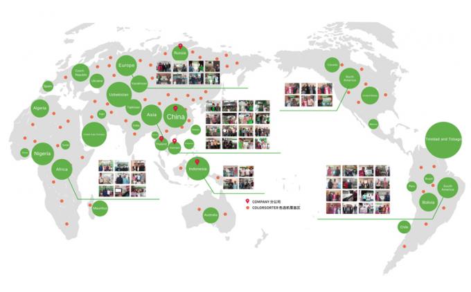 6 Chute cámara óptica CCD inteligente PET PVC HDPE máquina de clasificación de colores de plástico Wifi remoto 19