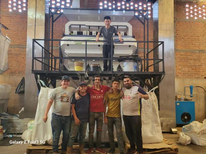 WENYAO 5 escaleras clasificador de color de frijoles para industrial 22