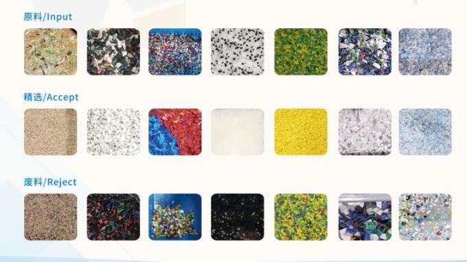 Máquina de clasificación de colores de copos de plástico negro CCD inteligente clasificador de colores Máquina de separación de colores de alta eficiencia para PVC PET 2