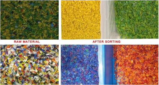 Máquina de separación de partículas de color para la industria de residuos plásticos 4