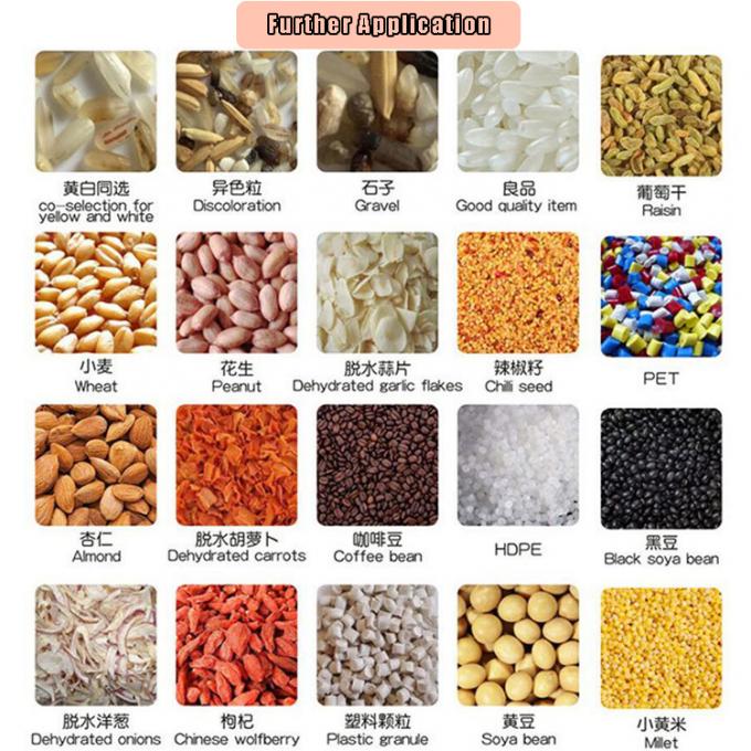 Máquina clasificadora de color CCD óptica de fábrica china más nueva Wenyao 2025 para almendras, pistachos y nueces de cacao 9