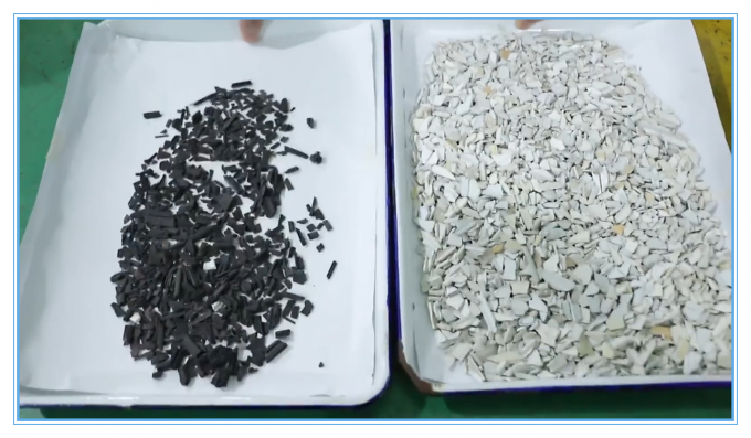 Weanyao Máquina de clasificación de polímero de alta eficiencia botellas de PET copos de plástico Máquina de clasificación de color 13