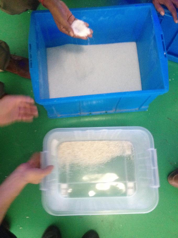 WENYAO 64 canales máquina de clasificación de minerales de arena de cuarzo, polvo de sílice y máquina de clasificación de color 3