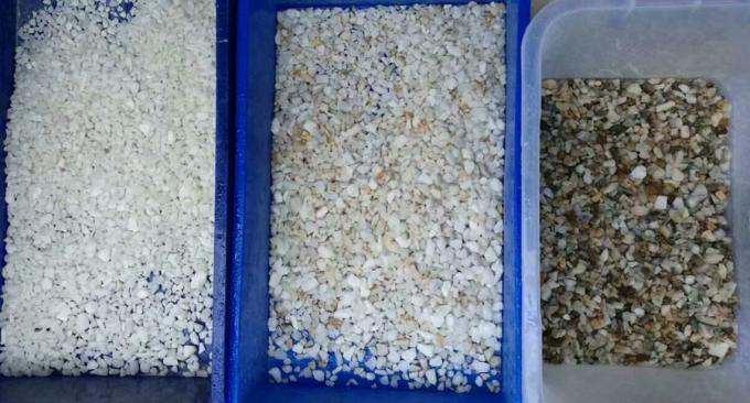 WENYAO 64 canales máquina de clasificación de minerales de arena de cuarzo, polvo de sílice y máquina de clasificación de color 5