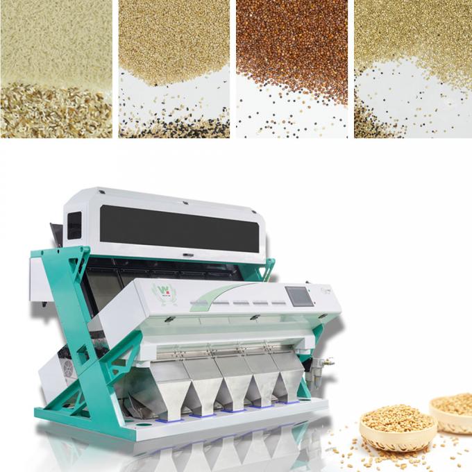 Clasificadora de color CCD de 320 canales para granos de arroz y frijoles con una precisión del 99,99% 0