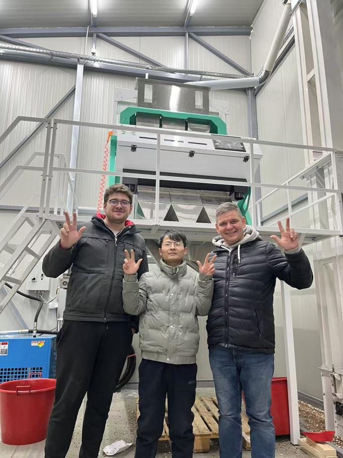 WENYAO 2025 Lanzamiento de nuevo producto 304/316L Alta precisión CCD Particulas de sal de roca clasificador de color 11