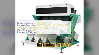Clasificador de nueces 4000 kg/h 999 de precisión